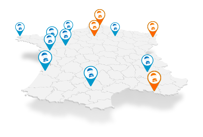 13 points relais pour la livraison de votre véhicule