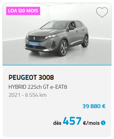 Peugeot 3008 Hybride 225 