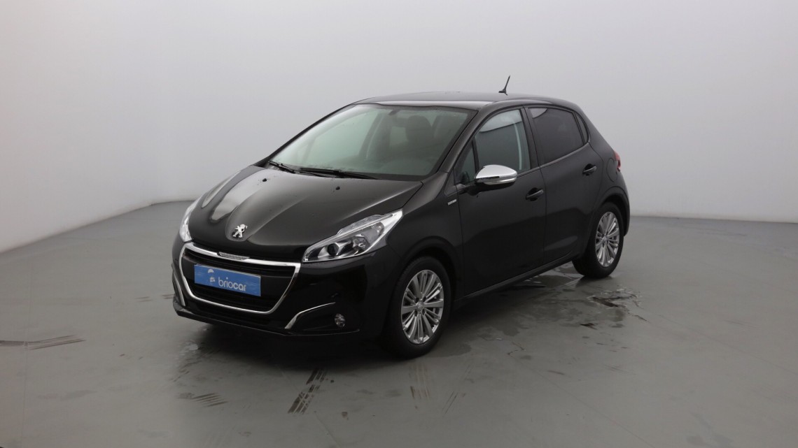 PEUGEOT 208 1.2 PureTech 82ch Style suréquipé +GPS Noir Perla Nera occasion 2017 11780