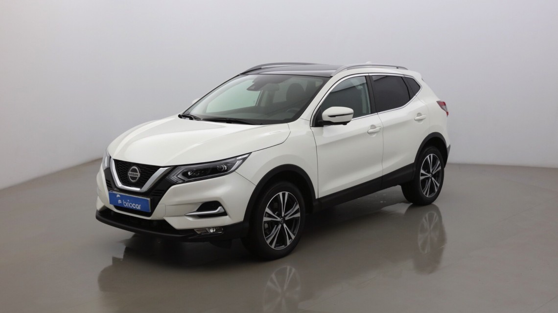 NISSAN Qashqai 1.6 dCi 130ch N-Connecta +Toit pano +Full Leds Blanc Lunaire