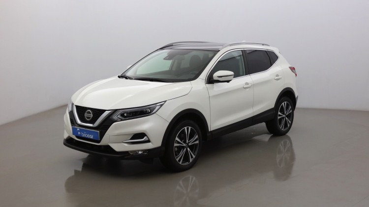 NISSAN Qashqai 1.6 dCi 130ch N-Connecta +Toit pano +Full Leds Blanc Lunaire