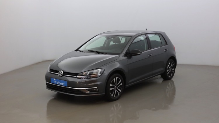 VOLKSWAGEN Golf 1.6 TDI 115ch Confortline iQ Drive DSG7 suréquipé Gris Tungsten
