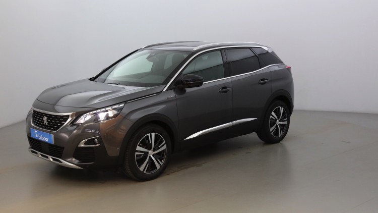 PEUGEOT 3008 1.5 BlueHDi 130ch GT Line + Toit panoramique suréquipée Gris Platinium (M)