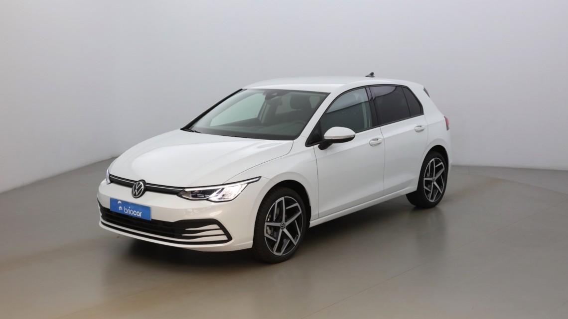 VOLKSWAGEN Golf 8 1.5 TSI 130ch Life 1st suréquipée Blanc Pur occasion