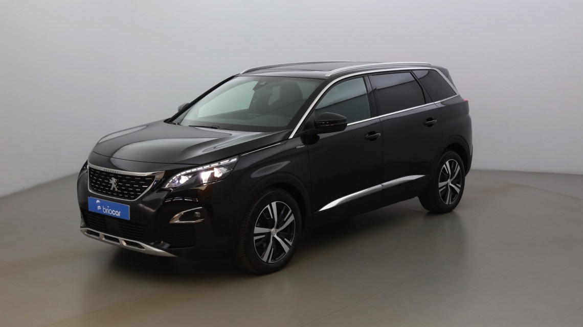 PEUGEOT 5008 1.5 BlueHDi 130ch GT Line +Toit ouvrant suréquipé Noir Perla Nera (M) occasion