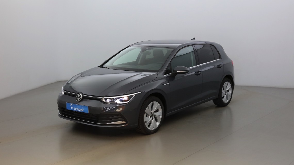 VOLKSWAGEN Golf 1.5 TSI 130ch Style 1st suréquipée Gris Dauphin occasion 2020 24280€ Briocar
