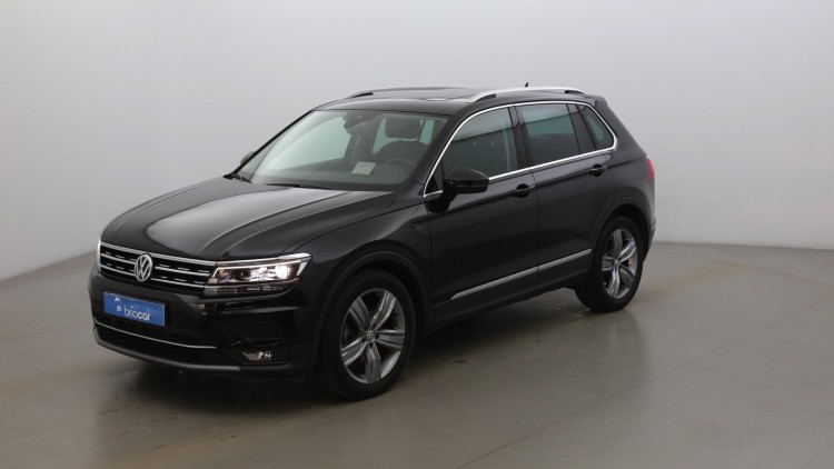 VOLKSWAGEN Tiguan 2.0 TDI 150ch Carat Exclusive DSG7 + Toit Ouvrant suréquipé Noir Intense