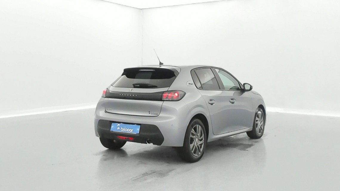 PEUGEOT 208 1.2 PureTech 75ch S&S Style Gris Artense occasion 2021 16780€ Briocar