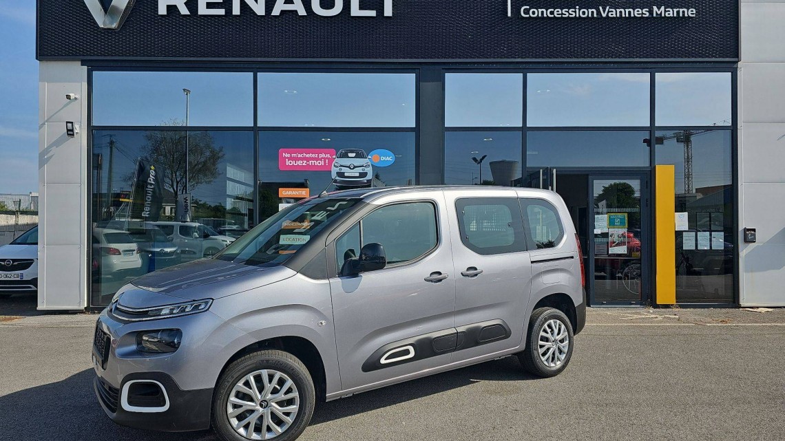 CITROEN Berlingo Taille M BlueHDi 100 BVM6 Feel Business 5p Gris