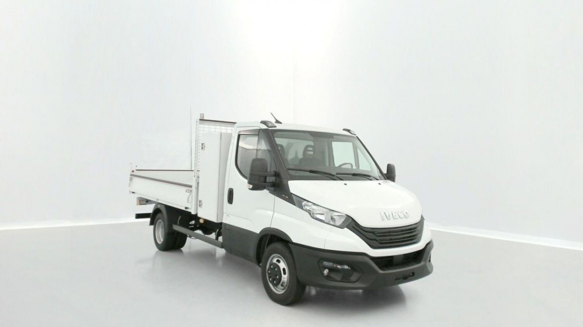 IVECO Daily Fg VUL Daily III 35C18H 3750 3.0 180ch Benne + Coffre JPM Blanc