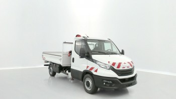IVECO Daily Fg VUL Daily 35S14H 3750 2.3 136ch Benne Alu JPM + Grue PK 2900 neuve 200km révisée et livrable partout en France