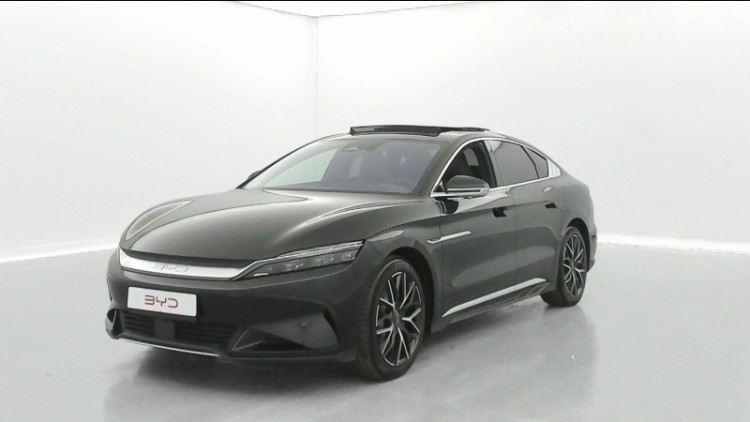 BYD Han 517ch - 85 kWh Executive - autonomie 521km Noir espace métallisée