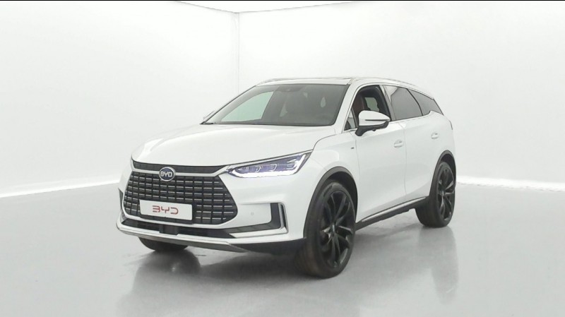 BYD Tang 517ch - 86 kWh Flagship - 400km autonomie - 7pl Blanc neige métallisée