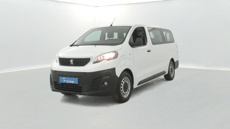 PEUGEOT Expert Fg VUL Electrique 136ch batterie 50 kWh Long 9 Places + Radars AR Blanc