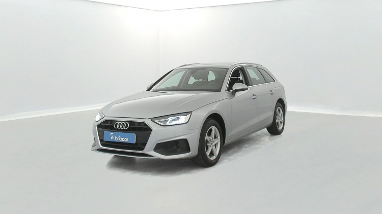 AUDI A4 Avant 30 TDI 136ch S tronic 7 + Hayon électrique Argent fleuret métallisé