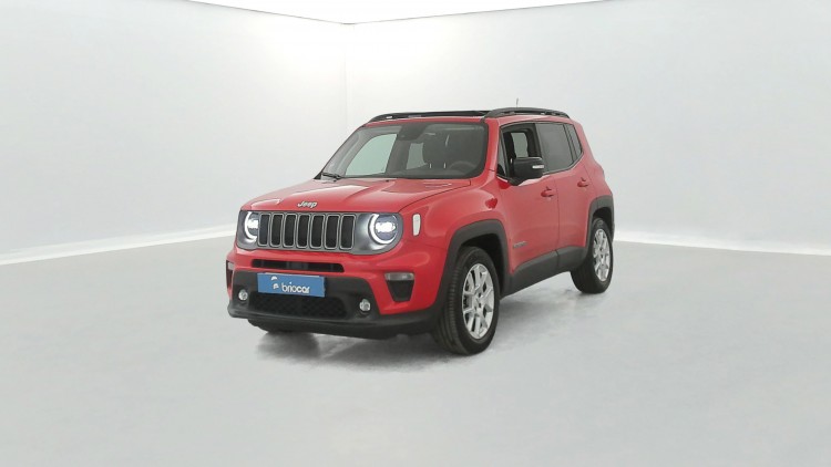 JEEP Renegade 1.5 Turbo T4 130ch MHEV Limited BVR7 Suréquipé + TO Rouge