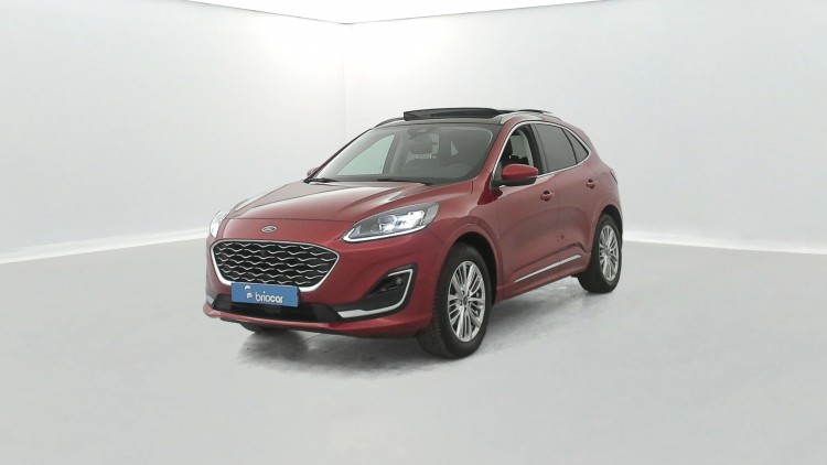 FORD Kuga 2.5 Duratec 190ch FHEV Vignale BVA + Toit ouvrant + Attelage Premium Rouge Lucid