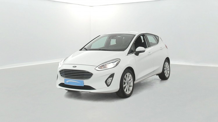 FORD Fiesta 1.0 EcoBoost 100 ch S&S BVM6 Titanium 5p Blanc