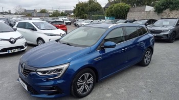 RENAULT Megane Estate Mégane IV Estate Blue dCi 115 EDC 21B Intens 5p d’occasion 37897km révisée et livrable partout en France