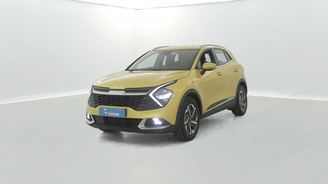 KIA Sportage 1.6 T-GDi 230ch HEV  Active BVA6 4x2 Jaune Cédrat métallisé