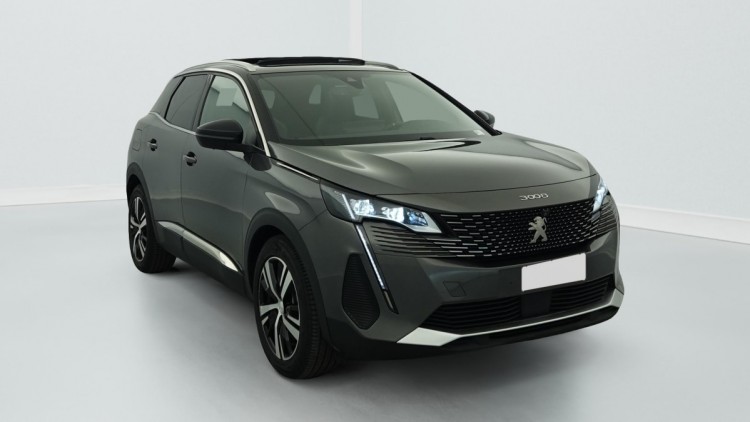 PEUGEOT 3008 Hybrid4 300 e-EAT8 GT Gris Platinium / Toit Noir