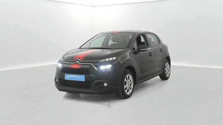 CITROEN C3 BlueHDi 100 ch BVM6 AUTO-ECOLE Déflocage possible 5p Noir