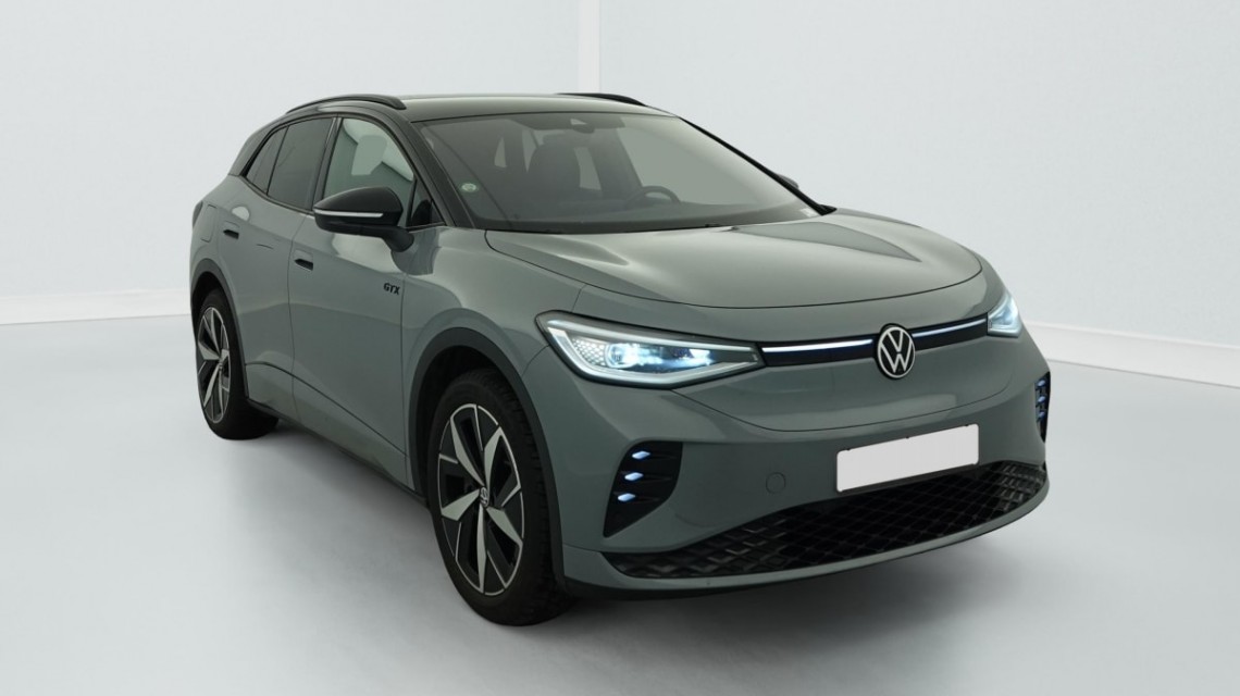 VOLKSWAGEN ID.4 299 CH GTX Gris Lunaire / Toit Noir