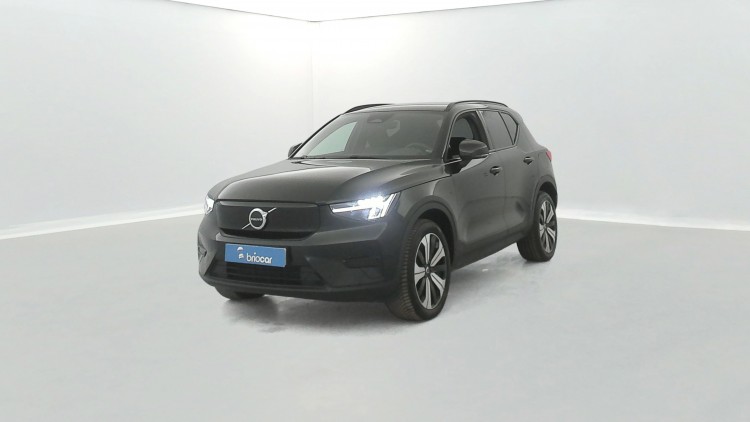 VOLVO XC40 Recharge 231ch Plus EDT + Pack Hiver avec pompe à chaleur Noir Onyx métallisé