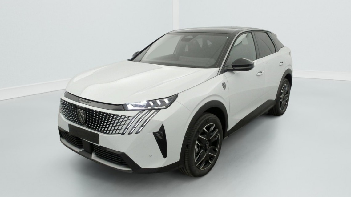 PEUGEOT 3008 Hybrid 145 e-DCS6 GT Gris Artense / Toit Noir