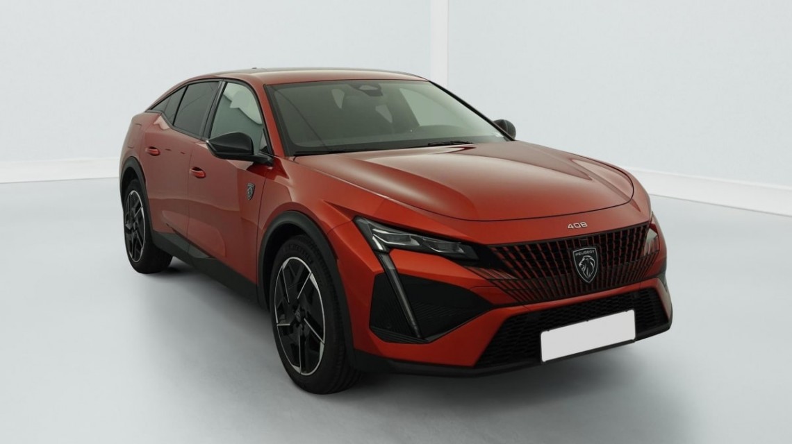 PEUGEOT 408 Hybrid 145 e-DCS6 GT Rouge Elixir