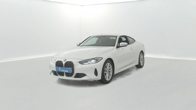 BMW Série 4 Coupé 420iA 184ch + Attelage Alpinweiss