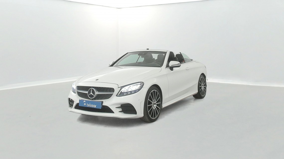 MERCEDES-BENZ Classe C Cabriolet 220 d 194ch AMG Line 9G-Tronic + Attelage Blanc polaire