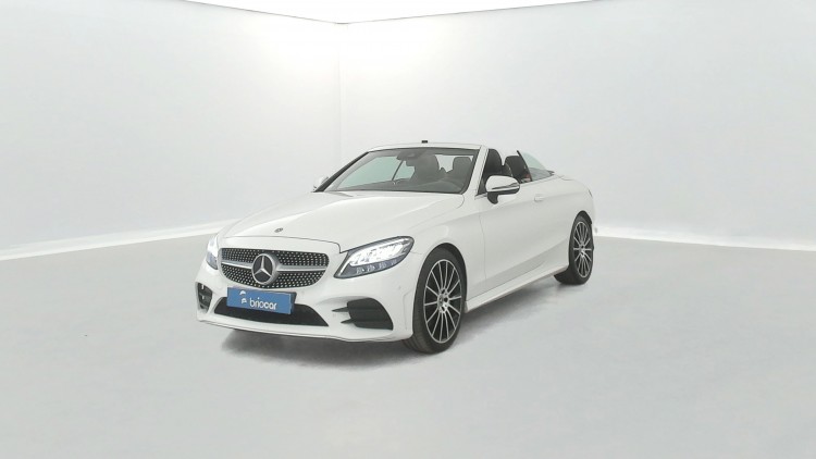 MERCEDES-BENZ Classe C Cabriolet 220 d 194ch AMG Line 9G-Tronic + Attelage Blanc polaire