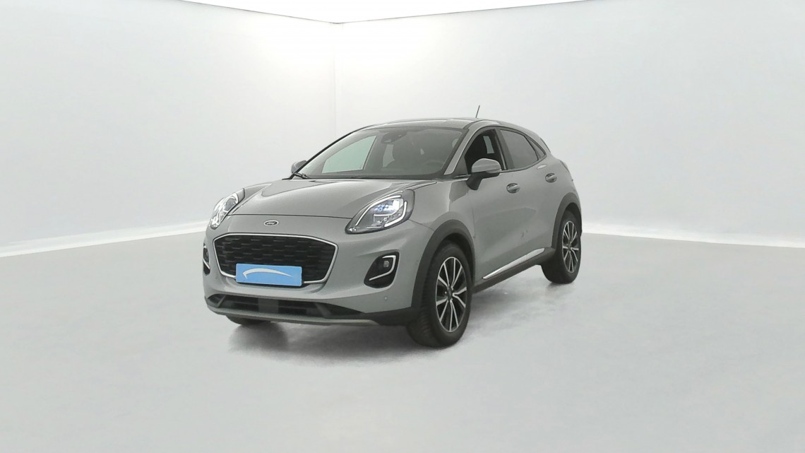 FORD Puma 1.0 Flexifuel 125 ch mHEV S&S BVM6 Titanium 5p Gris