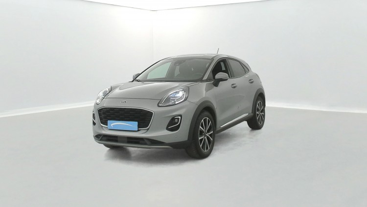 FORD Puma 1.0 Flexifuel 125 ch mHEV S&S BVM6 Titanium 5p Gris