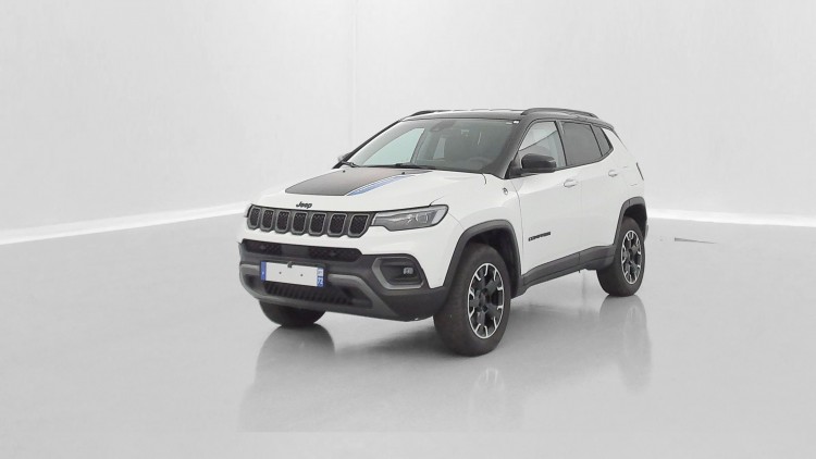 JEEP Compass COMPASS II 1.3 Turbo T4 240ch PHEV 4xe Trailhawk AT6 eAWD Alpine white