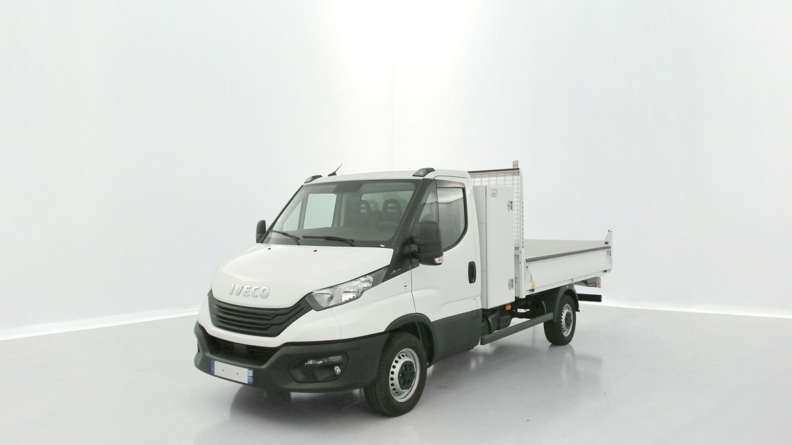 IVECO Daily Fg VUL DAILY 35S14 2.3 136ch 3750 Benne + Coffre JPM Blanc