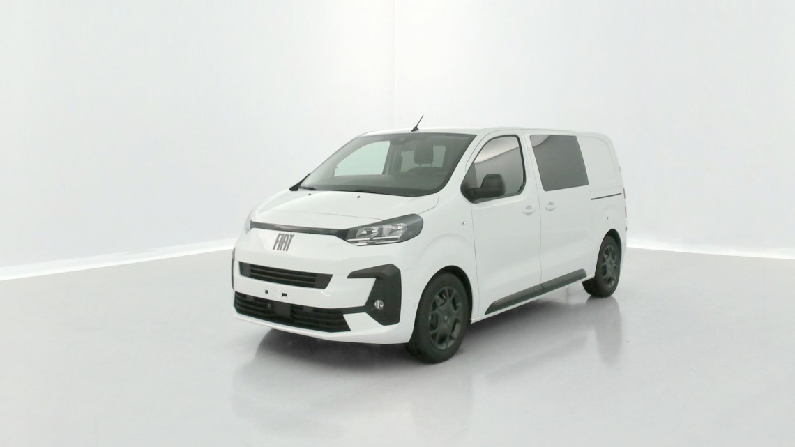 FIAT Scudo Fg VUL SCUDO CA M 2.0 BlueHDi 180ch Pack Premium Connect EAT8 Blanc icy