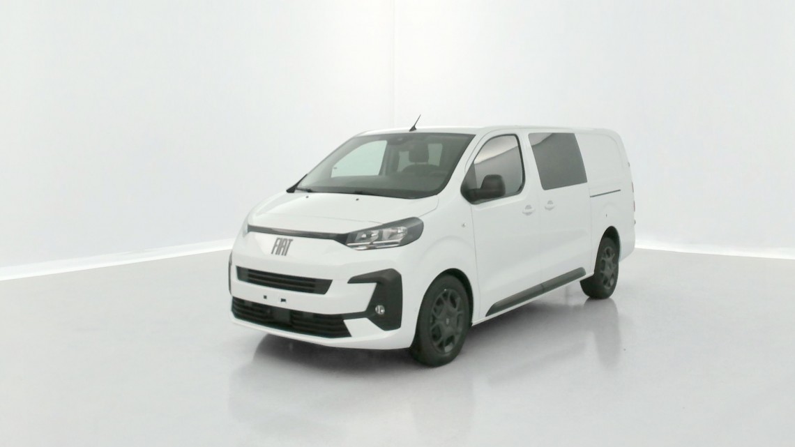 FIAT Scudo Fg VUL SCUDO CA XL 2.0 BlueHDi 180ch Pack Premium Connect EAT8 Blanc icy