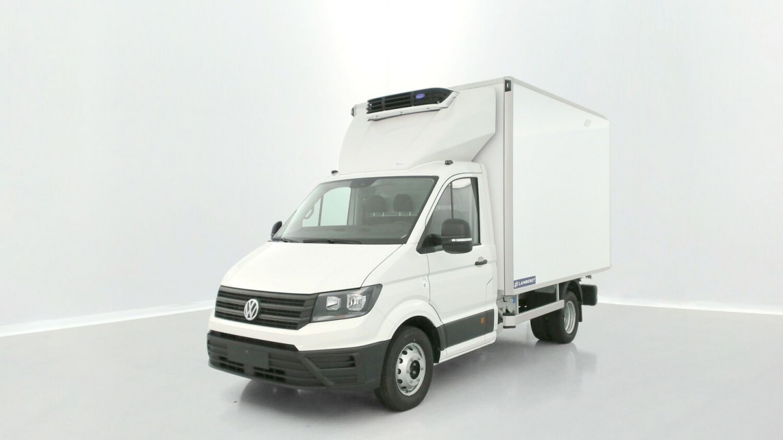 VOLKSWAGEN Crafter Combi CRAFTER CC 35 L3 RJ 2.0 TDI 163ch Business BVA Frigo Lamberet Blanc candy