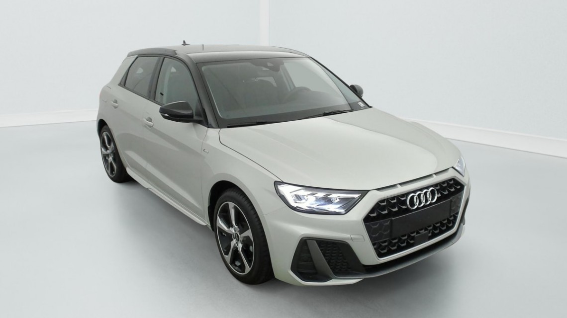 AUDI A1 Sportback 30 TFSI 116 ch S tronic 7 Design Blanc Glacier/ Toit Noir