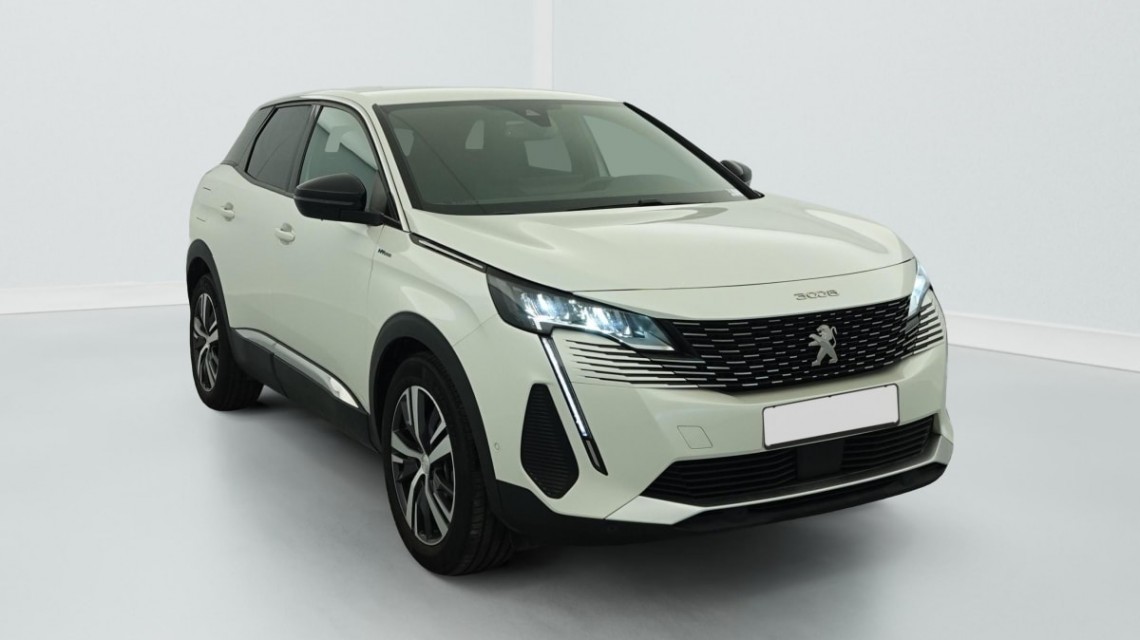 PEUGEOT 3008 Hybrid 225 e-EAT8 Allure Pack Blanc Nacré