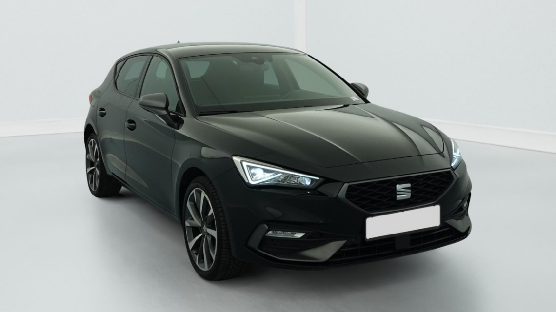 SEAT Leon E-HYBRID 204 CH DSG6 FR Noir Minuit