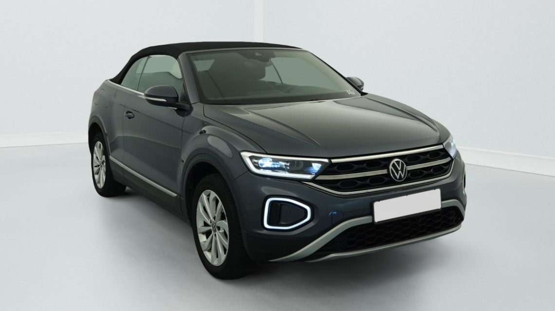 VOLKSWAGEN T-Roc Cabriolet 1.0 TSI 110 Start Stop BVM6 Style Gris Cendré