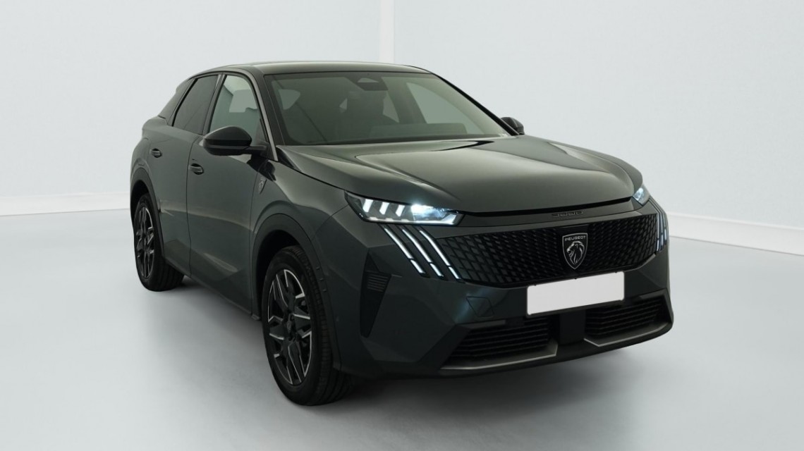 PEUGEOT 3008 Hybrid 145 e-DCS6 GT Gris Titane / Toit Noir