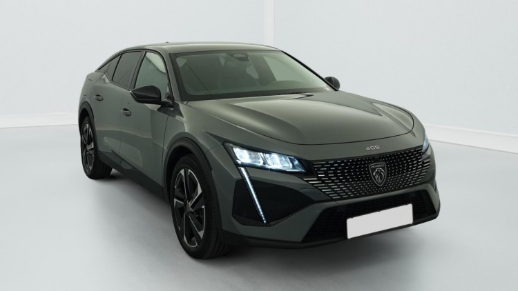 PEUGEOT 408 Hybrid 136 e-DCS6 Allure Gris Selenium