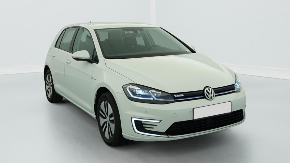VOLKSWAGEN e-Golf 136 Electrique Blanc Pur