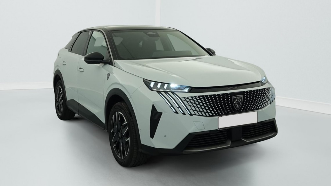 PEUGEOT 3008 Hybrid 145 e-DCS6 GT Blanc Okénite / Toit Noir