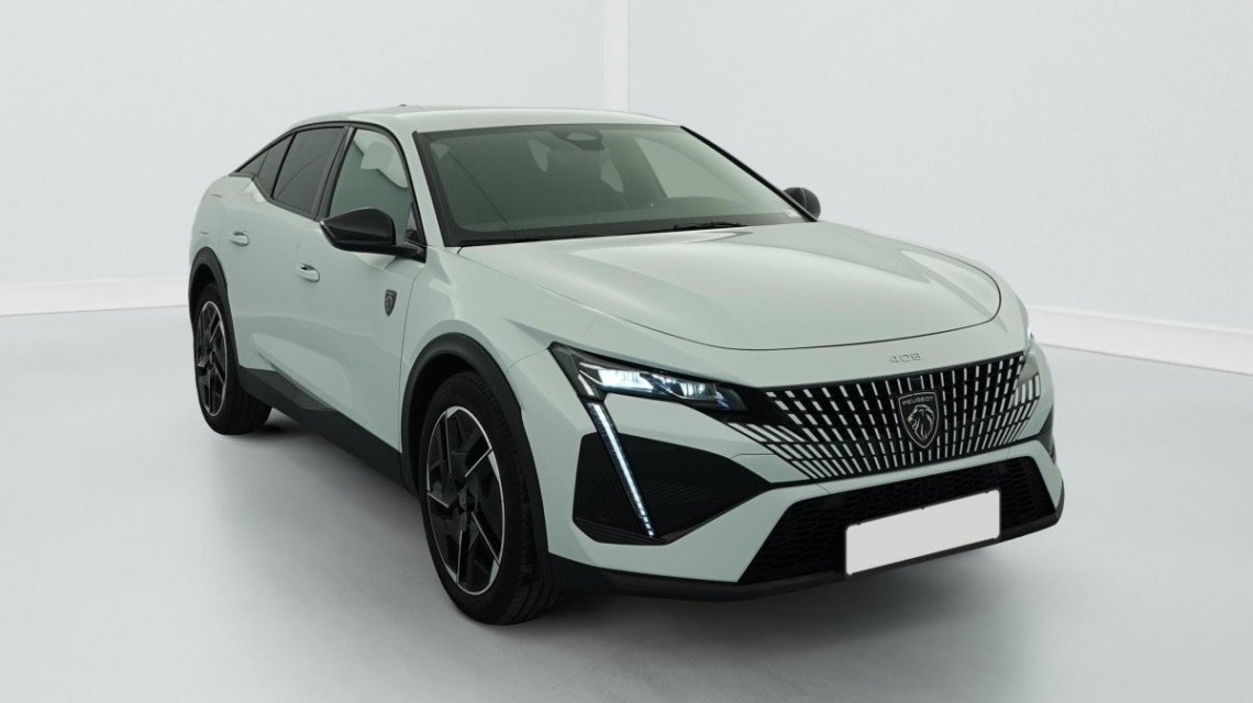 PEUGEOT 408 Hybrid 145 e-DCS6 GT Blanc Okenite