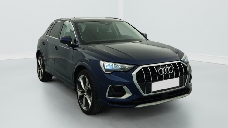 AUDI Q3 35 TDI 150 ch S tronic 7 Design Bleu Navarre
